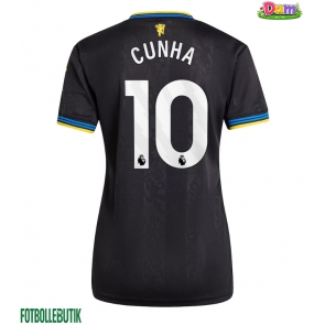 Manchester United Matheus Cunha #10 Tredje Tröja Kvinnor 2025-26 Kortärmad